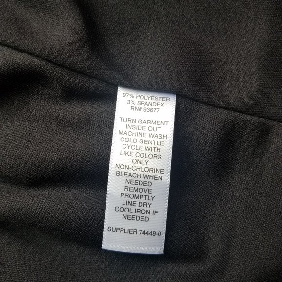 Metallic Silver & Black Pleated Midi Skirt Size 0X - Picture 6 of 14